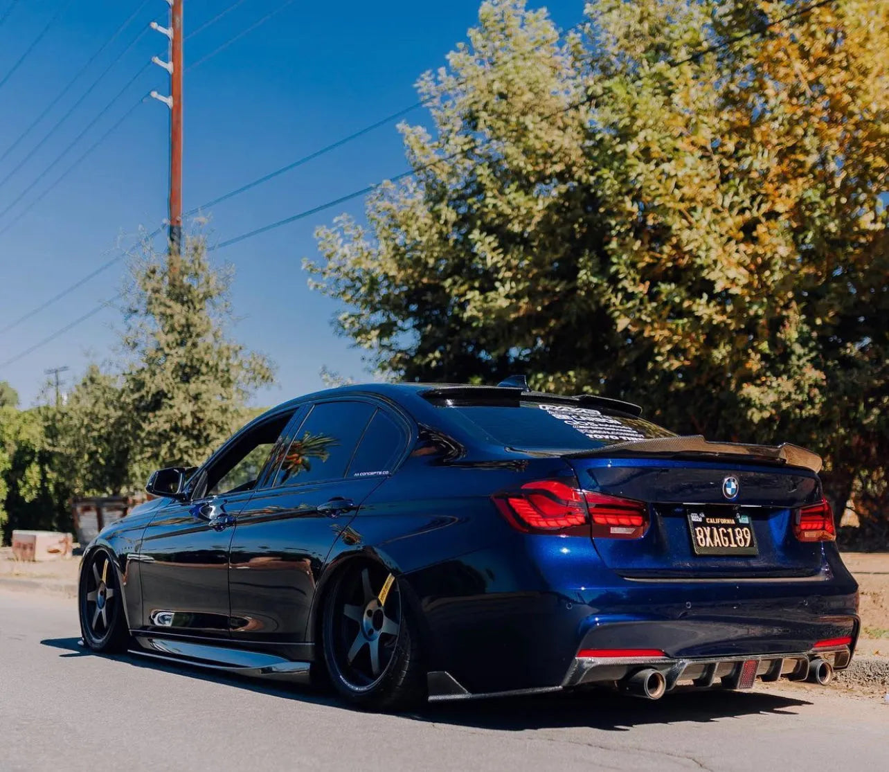 BMW F30 Third Brake Light Rear Diffuser