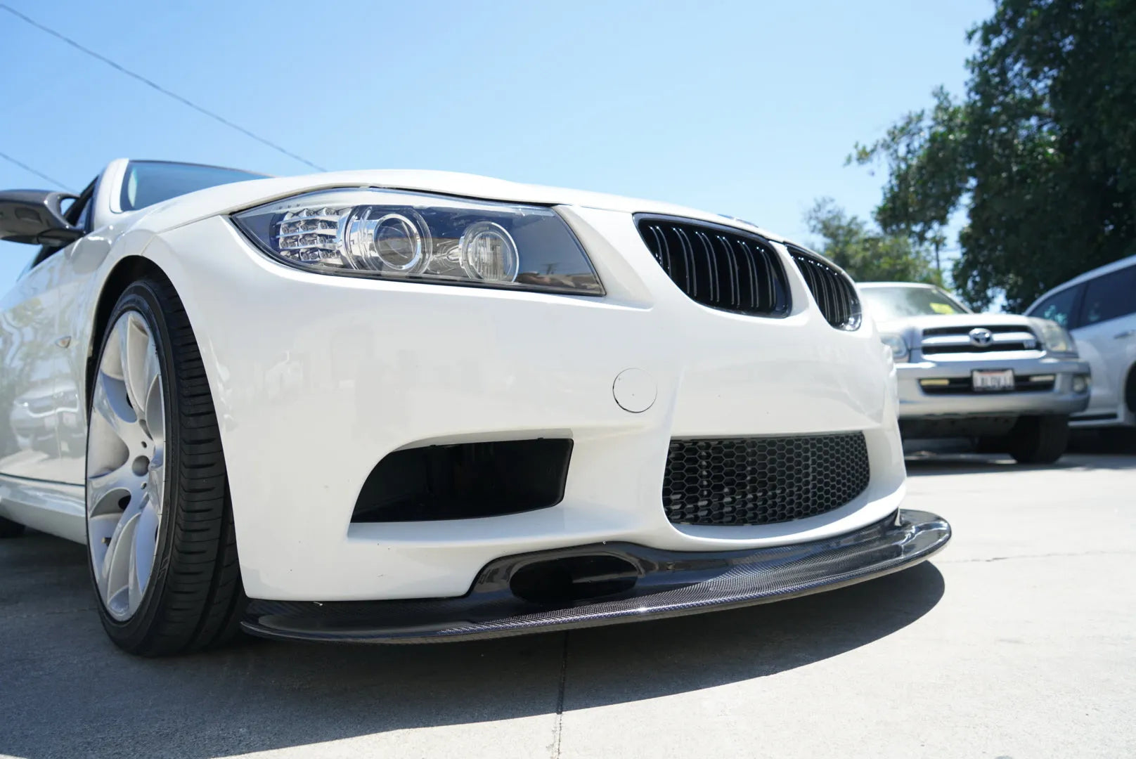 E9X M3 GT4 Front Lip - Carbon Fiber Replica Bumper – ABS Auto Body
