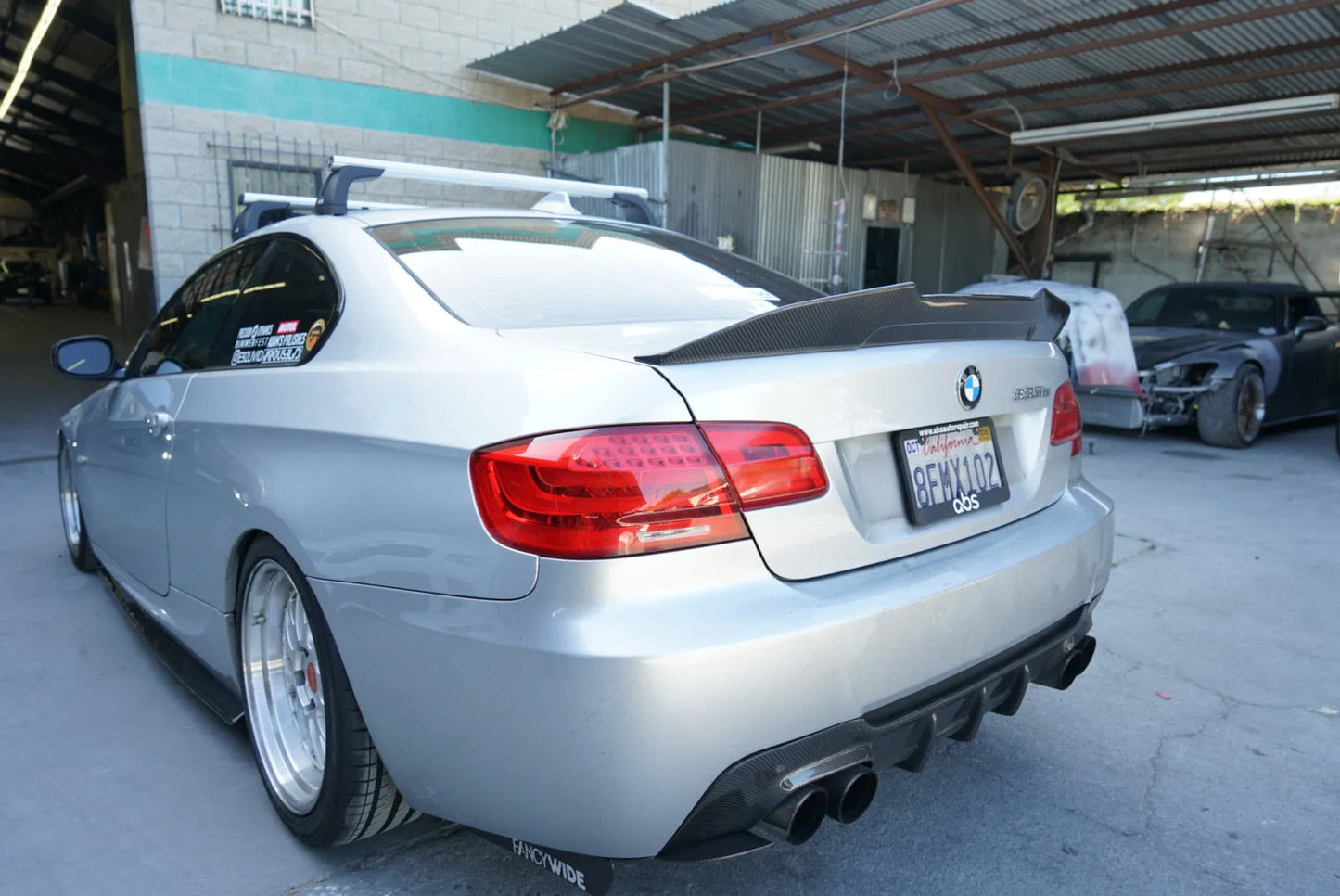 E92 V2 Carbon fiber Spoiler