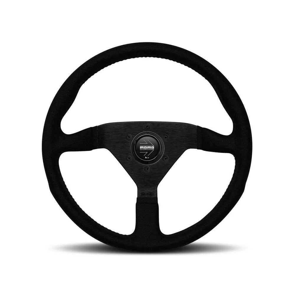 MOMO Montecarlo 350mm Black Alcantara Steering Wheel (MCL35AL)