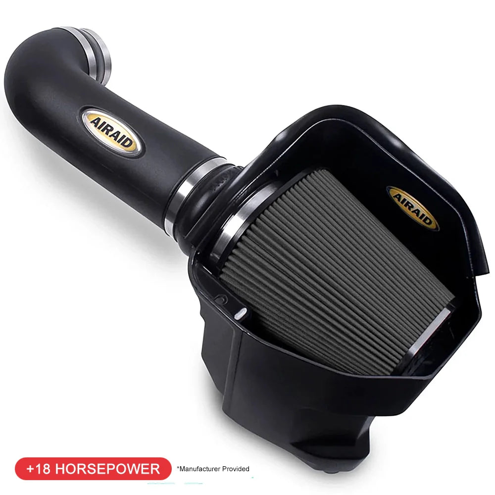 Airaid 11-14 Dodge Charger/Challenger MXP Intake System w/ Tube (Dry / Black Media)