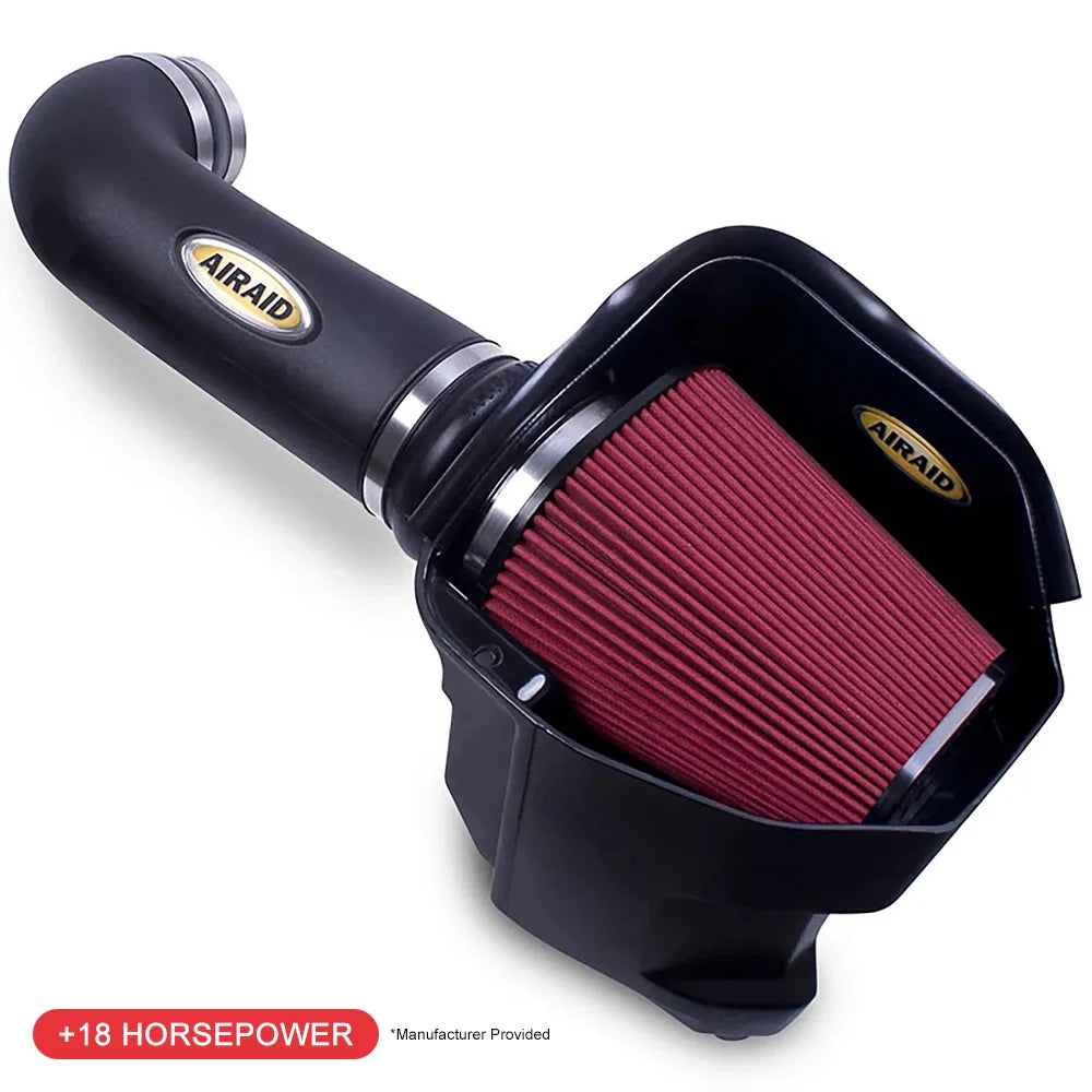 Airaid 11-14 Dodge Charger/Challenger MXP Intake System w/ Tube (Dry / Red Media)