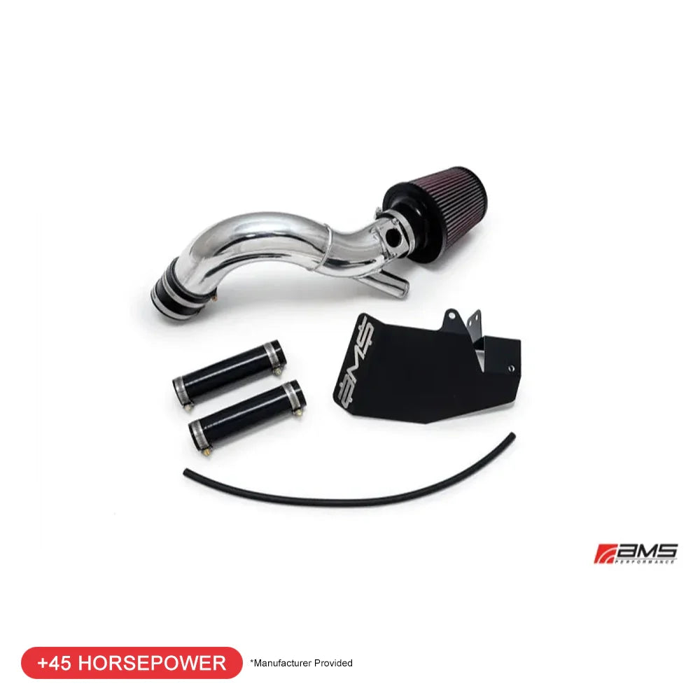 AMS Performance 08-15 Mitsubishi EVO X Replacement Intake Pipe w/MAF Housing & Bungs - Polished