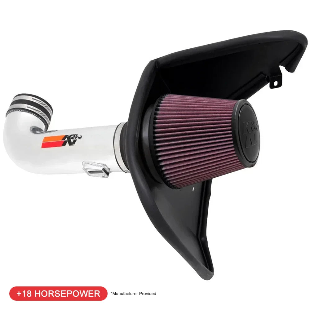 K&N 10 Camaro 6.2L V8 Polished Typhoon Short Ram Intake