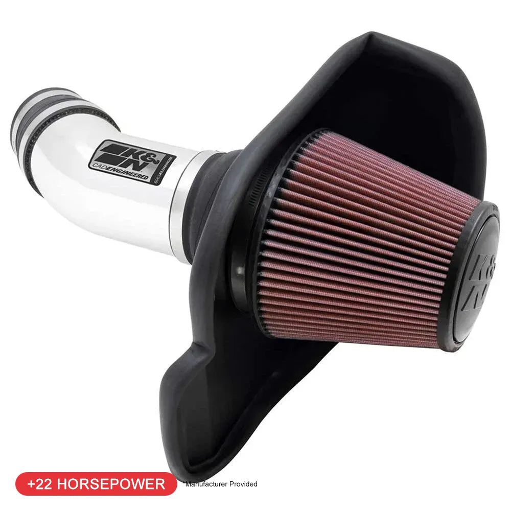 K&N Performance Intake Kit TYPHOON; 11 Dodge Challenger 6.4L V8