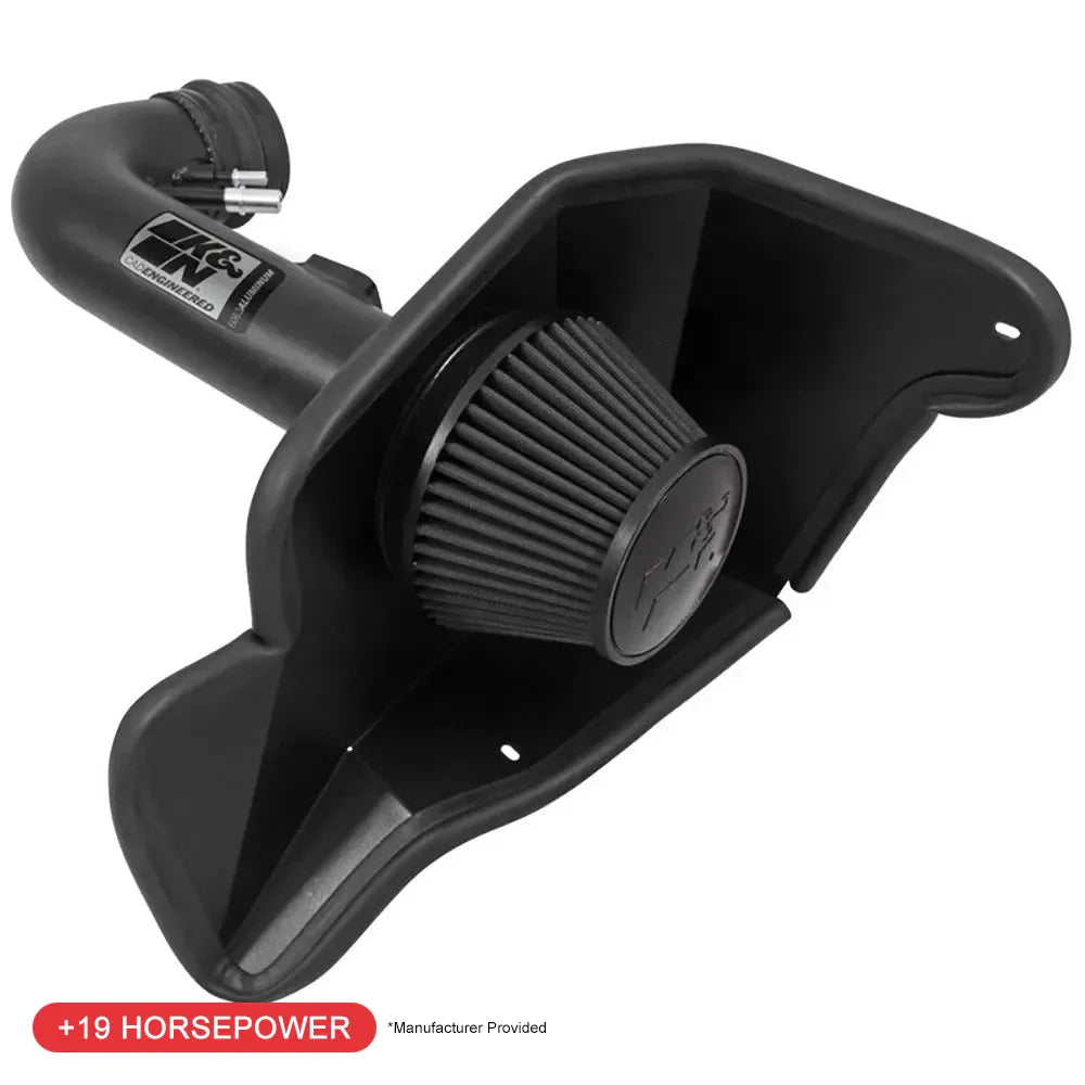 K&N 2015 Ford Mustang GT 5.0L V8 Black Performance Intake Kit