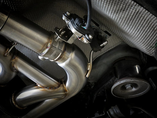 aFe 3.5in SS Cat-Back Exhaust w/ Black Tip | BMW X5 M (F85) V8-4.4L (15-18) (49-36341-B)