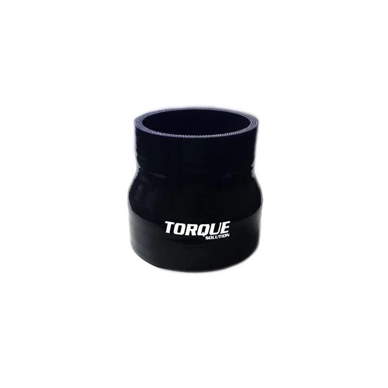 Torque Solution 2.25" to 3" Transition Silicone Coupler - Black (TS-CPLR-T2253BK)