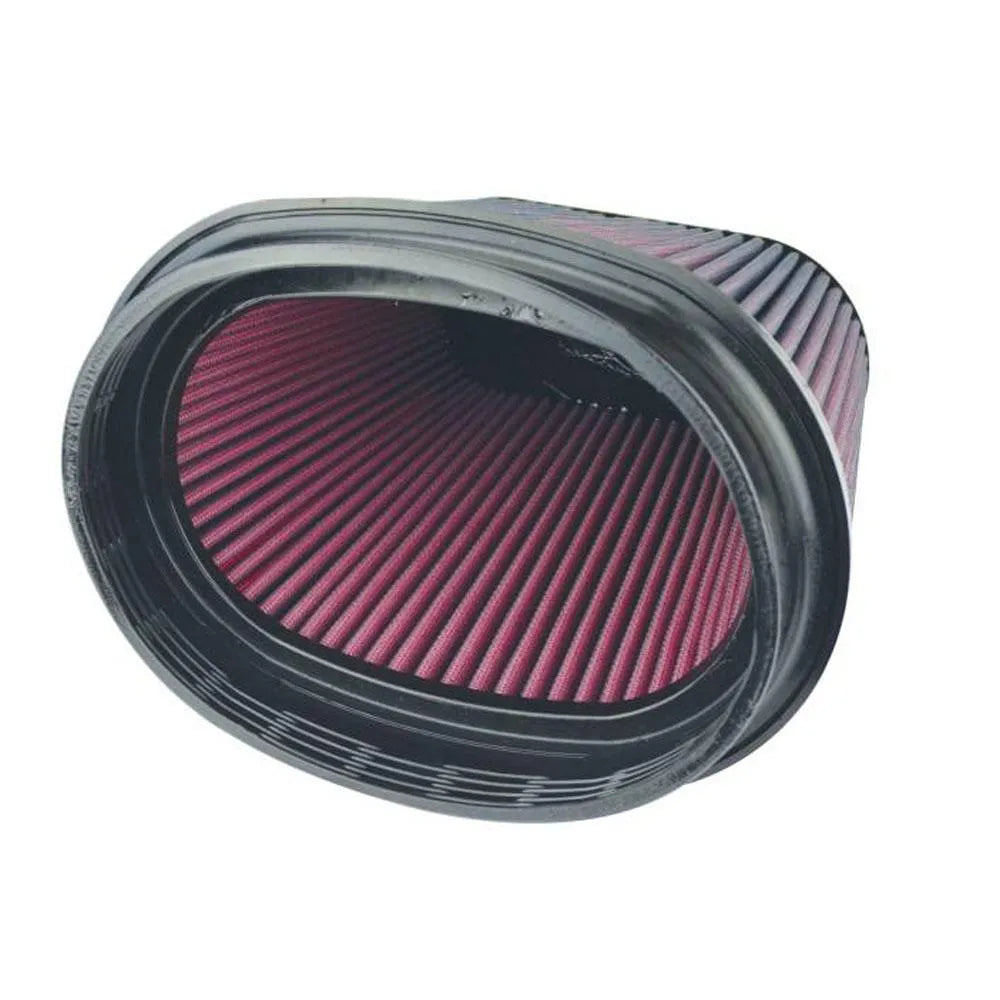 Injen 8-Layer Oiled Cotton Gauze Air Filter 8.5x9in Oval | Universal (X-1023-BR)