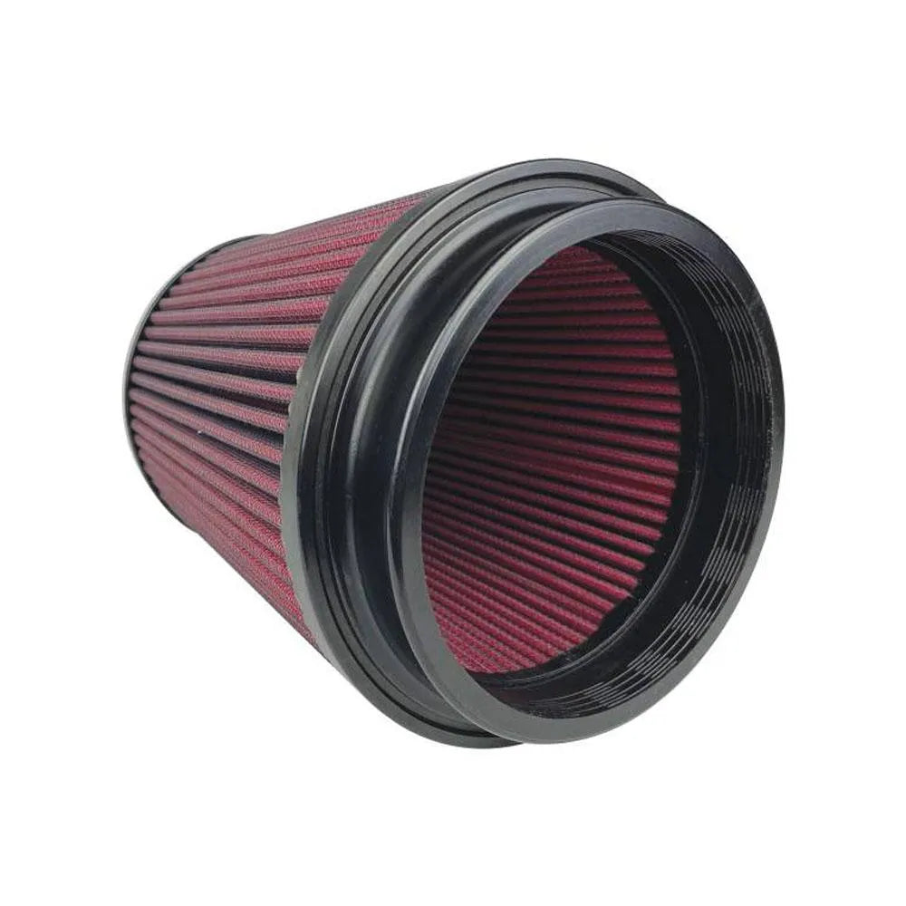Injen 8-Layer Oiled Cotton Gauze Air Filter 5in Flange / 6.5in Base / 6.9in Media (X-1051-BR)