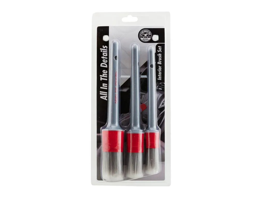 Chemical Guys Interior Detailing Brushes (3 Pack) | Universal (ACC600)
