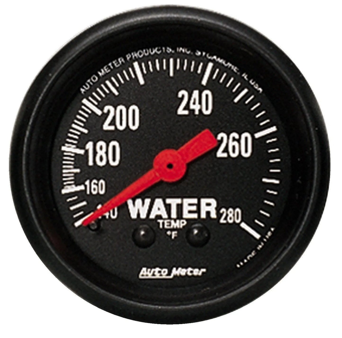 Autometer Z Series 2 1/6inch 140-280 Degree F Mechanical (2606)
