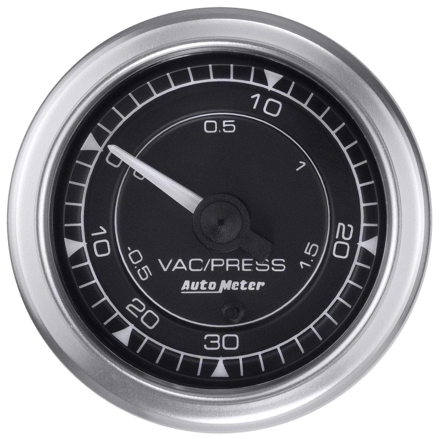 Auto Meter Chrono 2-1/16" 30 IN HG/30 PSI Boost/Vacuum Gauge (8159)