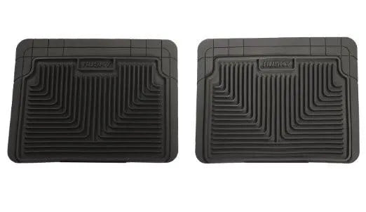 Husky Liners Heavy Duty Black 2nd Row Floor Mats | Dodge Ram 12-13 / Toyota 4Runner 88-09 (52021)