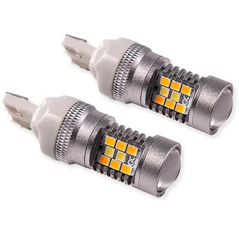 Diode Dynamics 7443 HP24 Switchback Dual-Color Turn Signal LED Bulbs | Honda Civic (13-21), Nissan 370Z (09-20), Scion FR-S (13-16) (DD0110P)