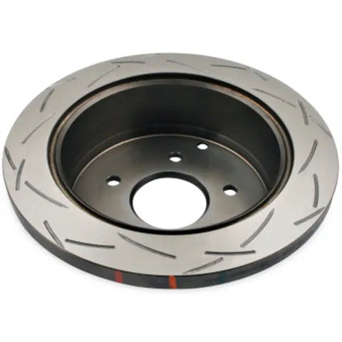 DBA Rear T3 4000 Series Slotted Brake Rotor | Tesla Model S (12+) (DBA42769S)