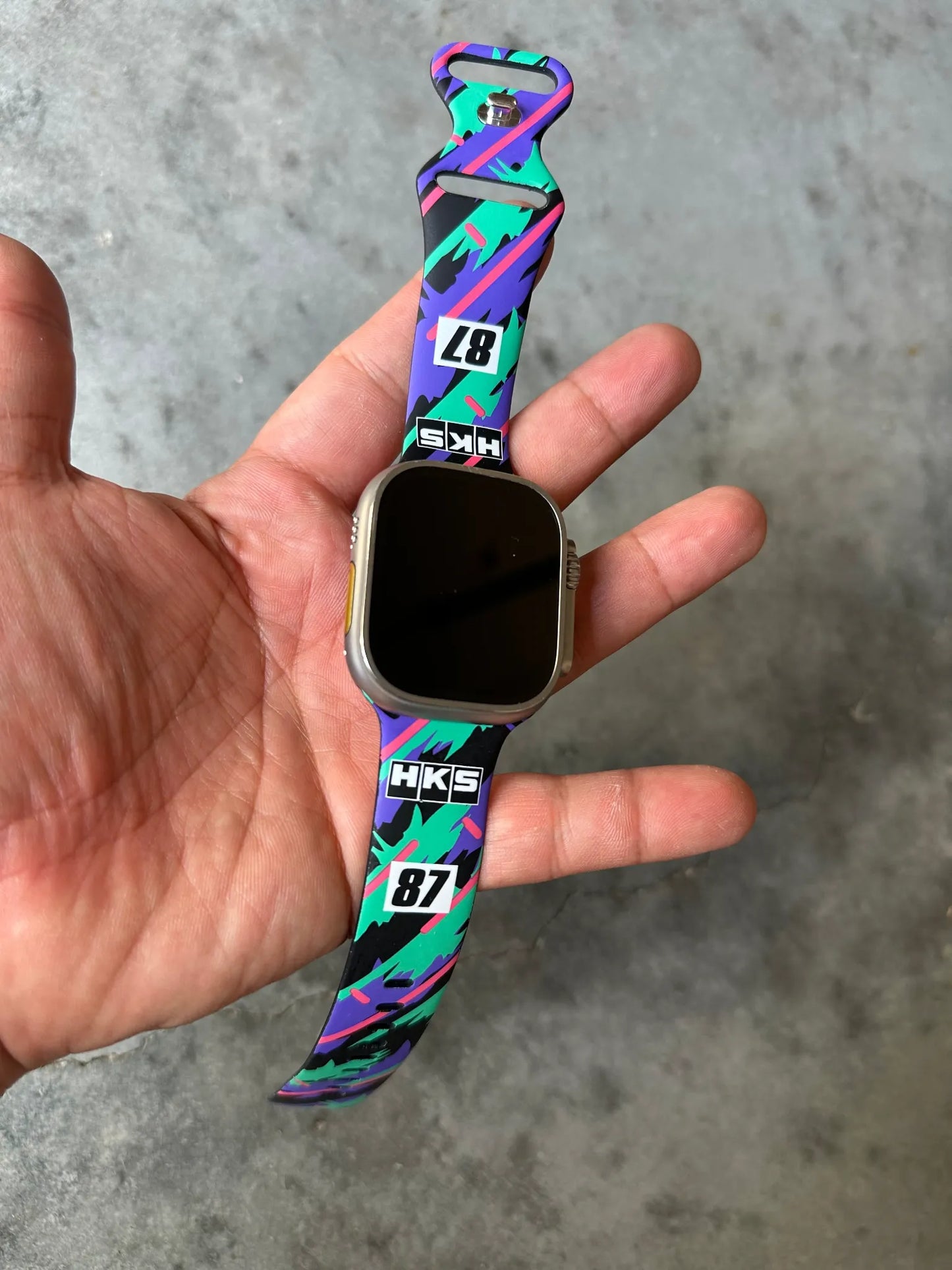 HKS Apple Watch Band Oil Color Size L | (51007-AK675)