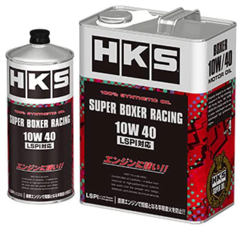 HKS Super Boxer Racing Oil 10W-40 1L (Min Qty 12) | (52001-AK130)