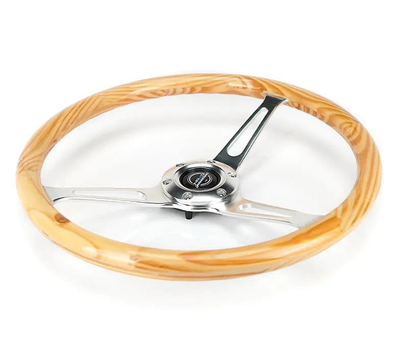 NRG CLASSIC LIGHT WOODGRAIN STEERING WHEEL