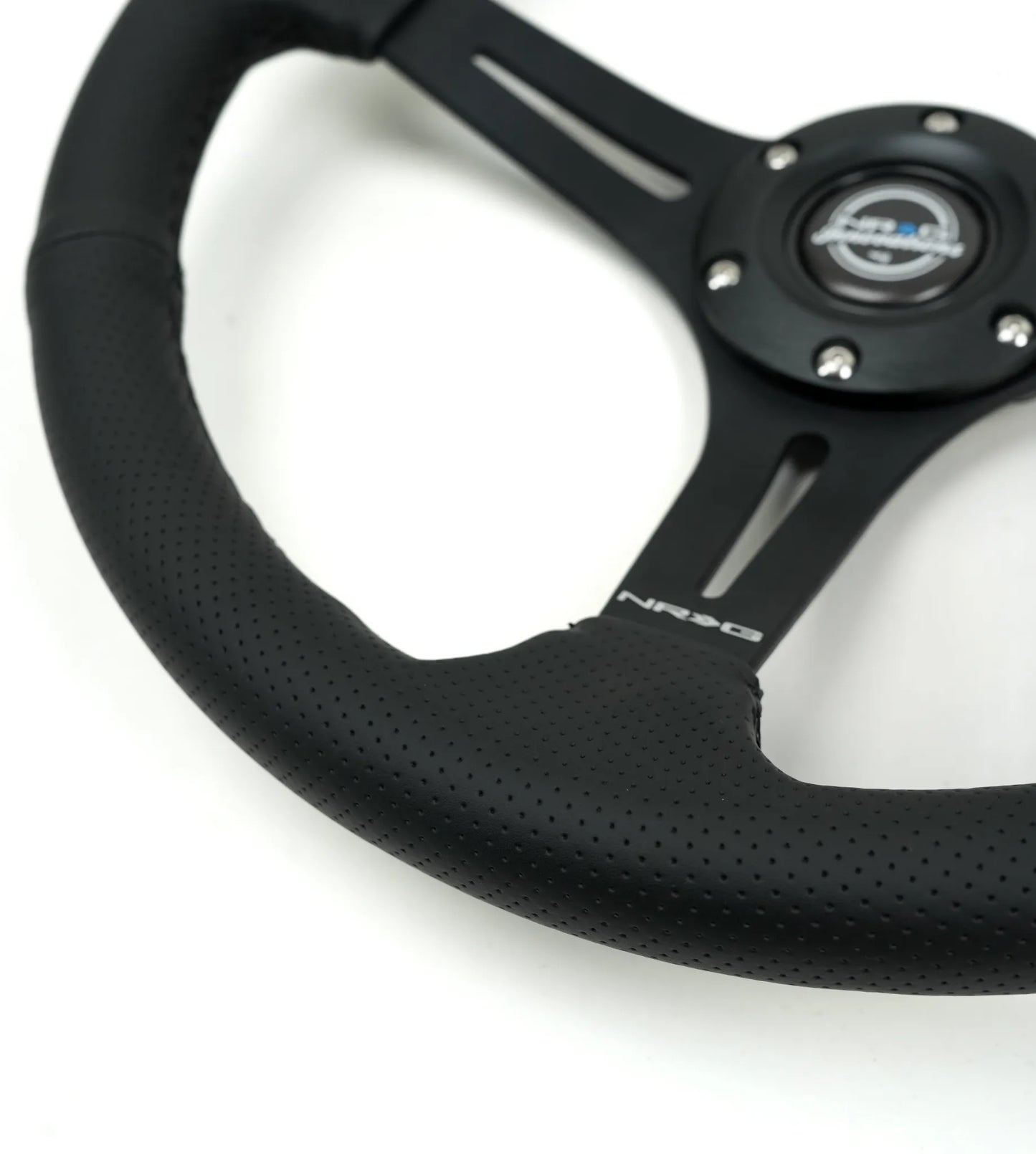 NRG 350MM 3" 2.5 DISH WITH SLITS LEATHER