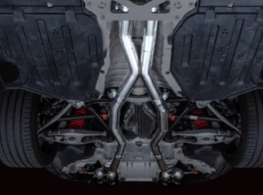 AWE Tuning Track Edition Catback Exhaust for BMW G8X M3/M4 - Diamond Black Tips (3020-42482)