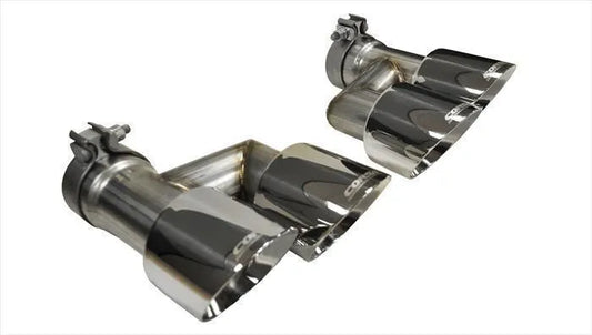 Corsa 2015-2017 Ford Mustang GT 5.0 Polish Quad Tips Kit