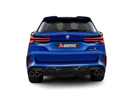Akrapovic Slip-On Line Titanium Exhaust w/ Carbon Fiber Tips | BMW X5M / X6M (24+) (S-BM/T/35H)