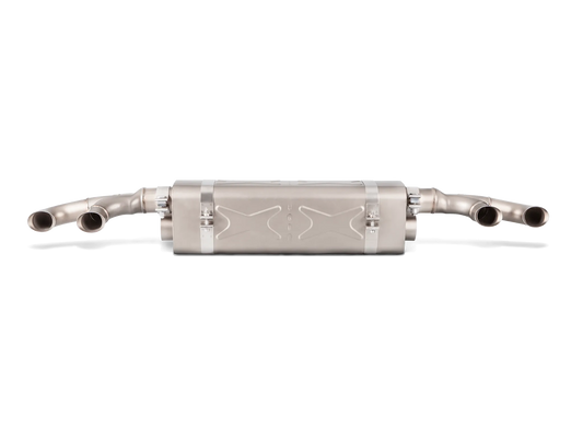 Akrapovic Slip-On Line Titanium Exhaust | Porsche 911 Turbo/Turbo S (991.2) (16-17) (S-PO/TI/6H)