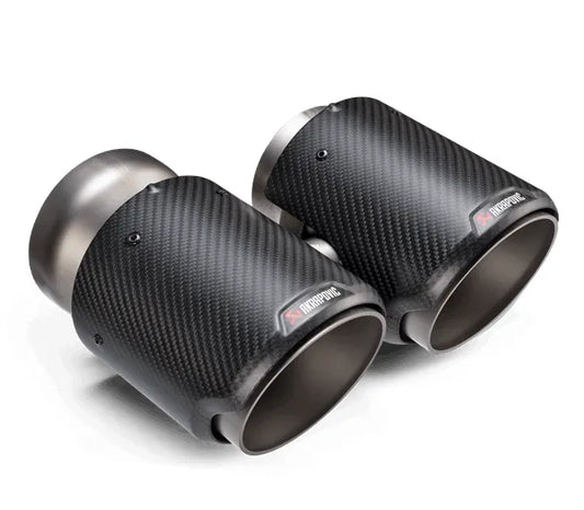 Akrapovic Classic Carbon Design Exhaust Tips | BMW G87 M2 / G80 M3 / G82 M4 (21+) (TP-CT/68)