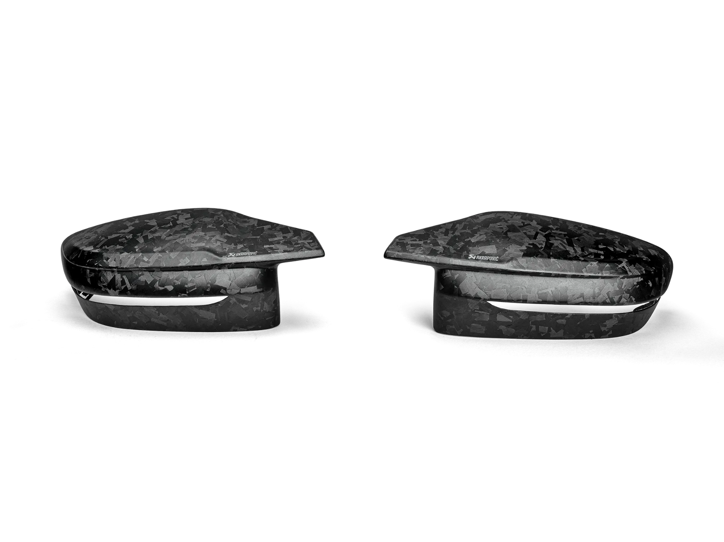 Akrapovic Chopped Carbon Fiber Mirror Cap Set Matte | BMW M2 Coupe (G87) (WM-BM/CA/5/CF)