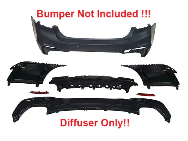2017-2020 BMW G30 PRE-LCI MTECH MSPORT Style Rear Diffuser Only