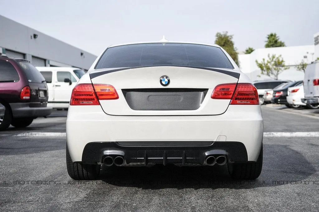 BMW E92/E93 M-Sport Carbon Fiber Rear Diffuser Quad – ABS Auto Body