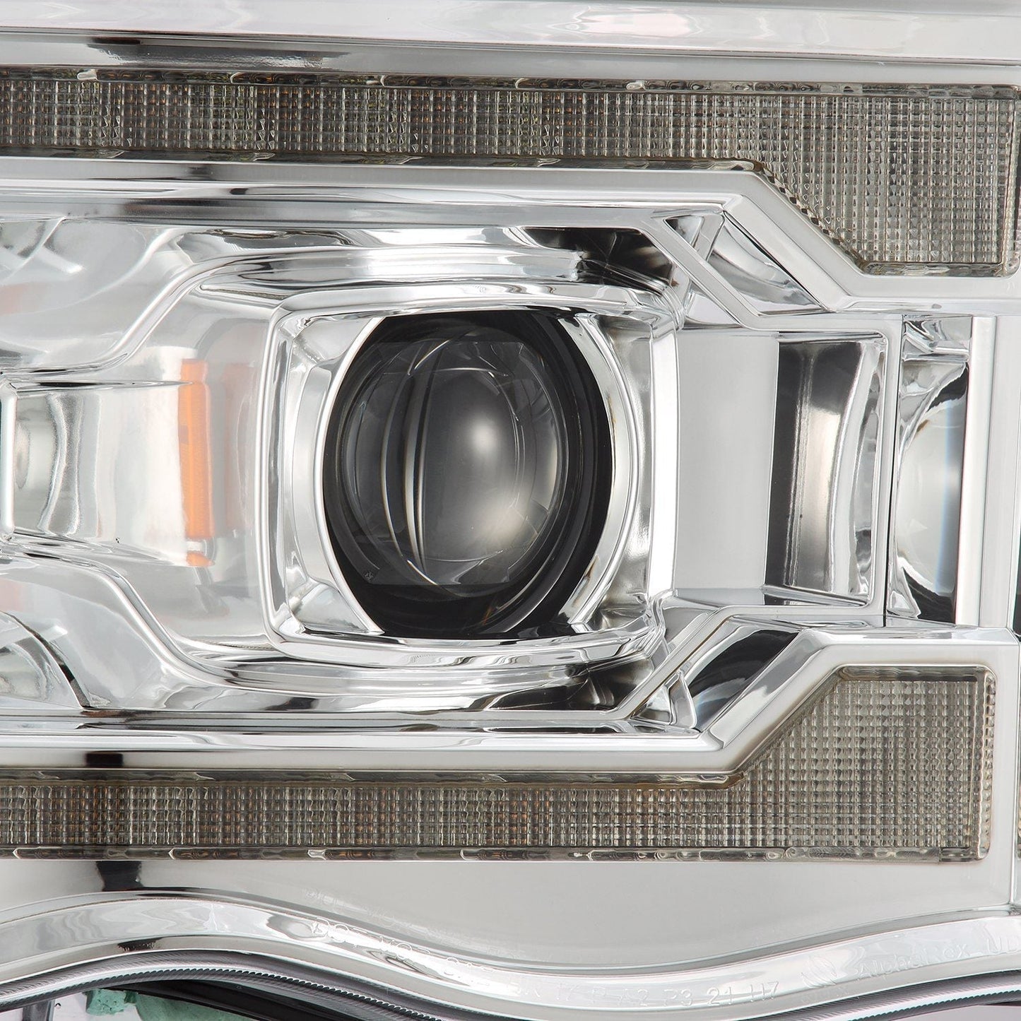 AlphaRex 02-05 Dodge Ram 1500 LUXX LED Proj Headlights Plank Style Chrome w/Activ Light/Seq Signal
