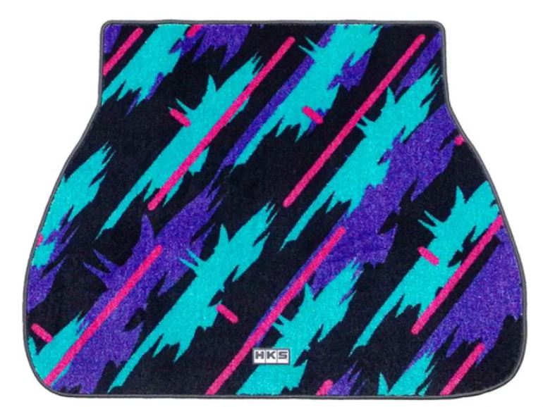 HKS Mitsubishi Evolution CT9A Non-MR 50th Anniversary Floor Mat Oil Color - Luggage Mat