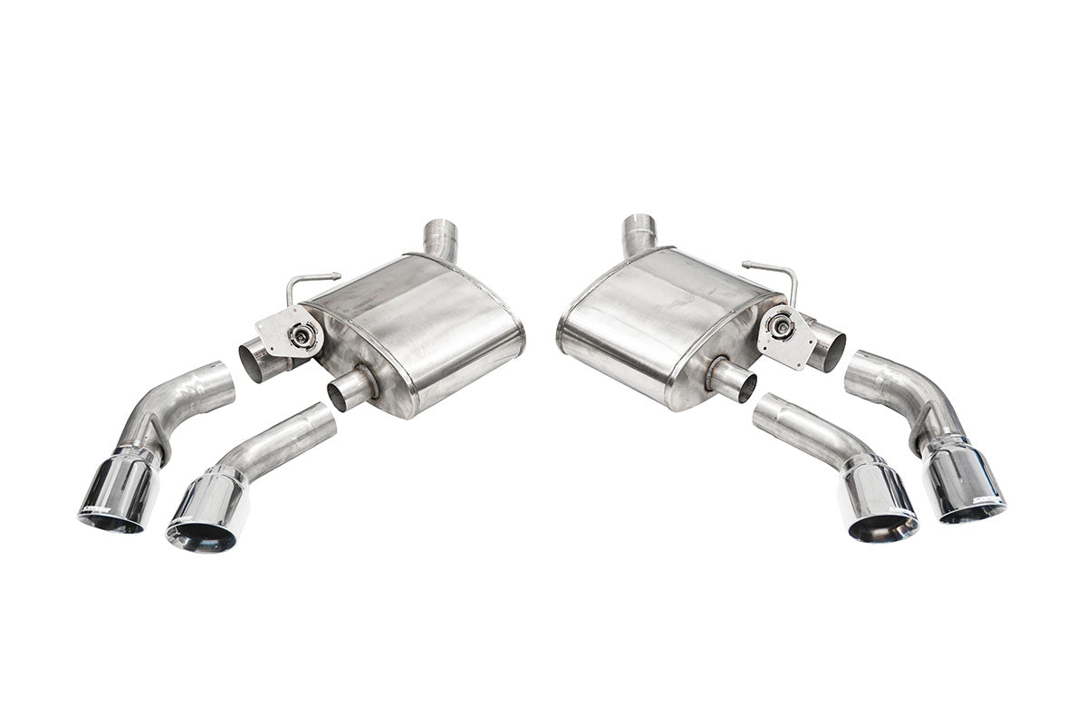 Corsa 16-24 Chevrolet Camaro SS/ZL1 6.2L V8 Polished Xtreme Axle-Back Exhaust (w/ Factory NPP Valve)