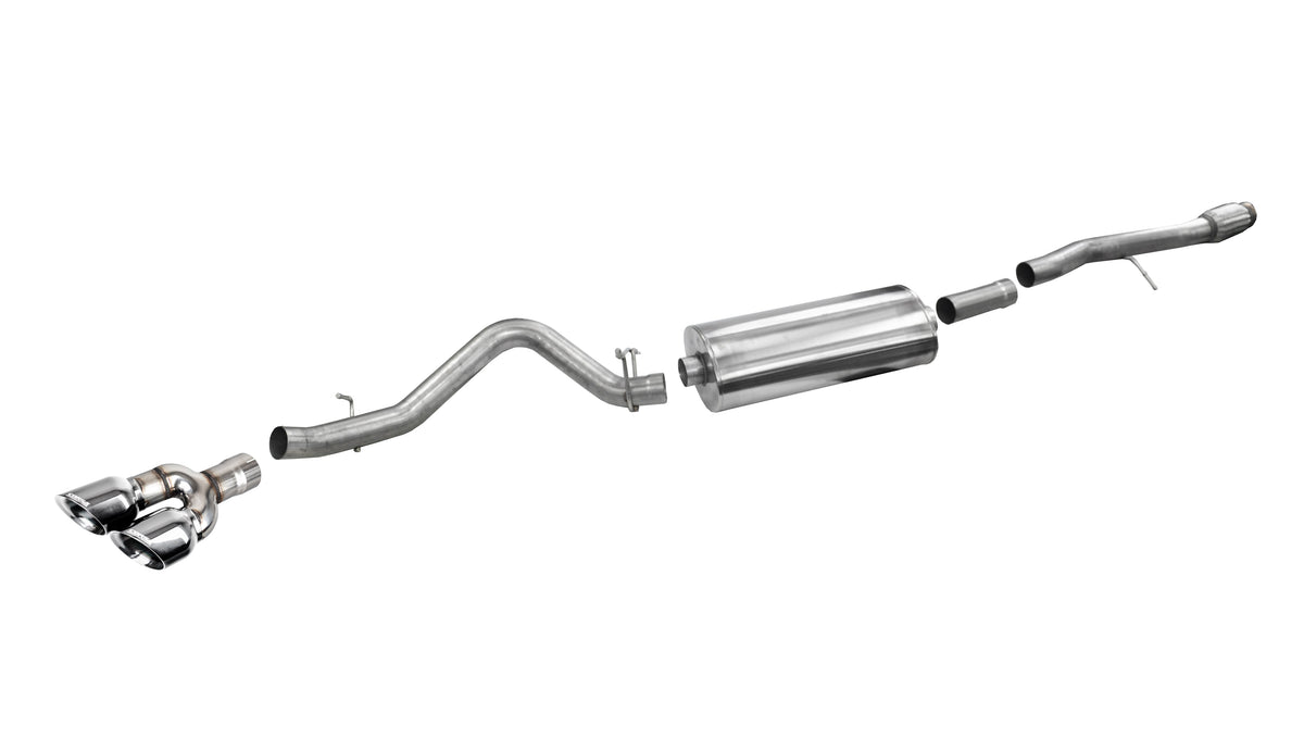 Corsa 2014-19 Sierra/Silvrd 1500 Crew/Dbl / Short/Std. Bed 6.2L V8 Polished Sport Single SideCB Ext