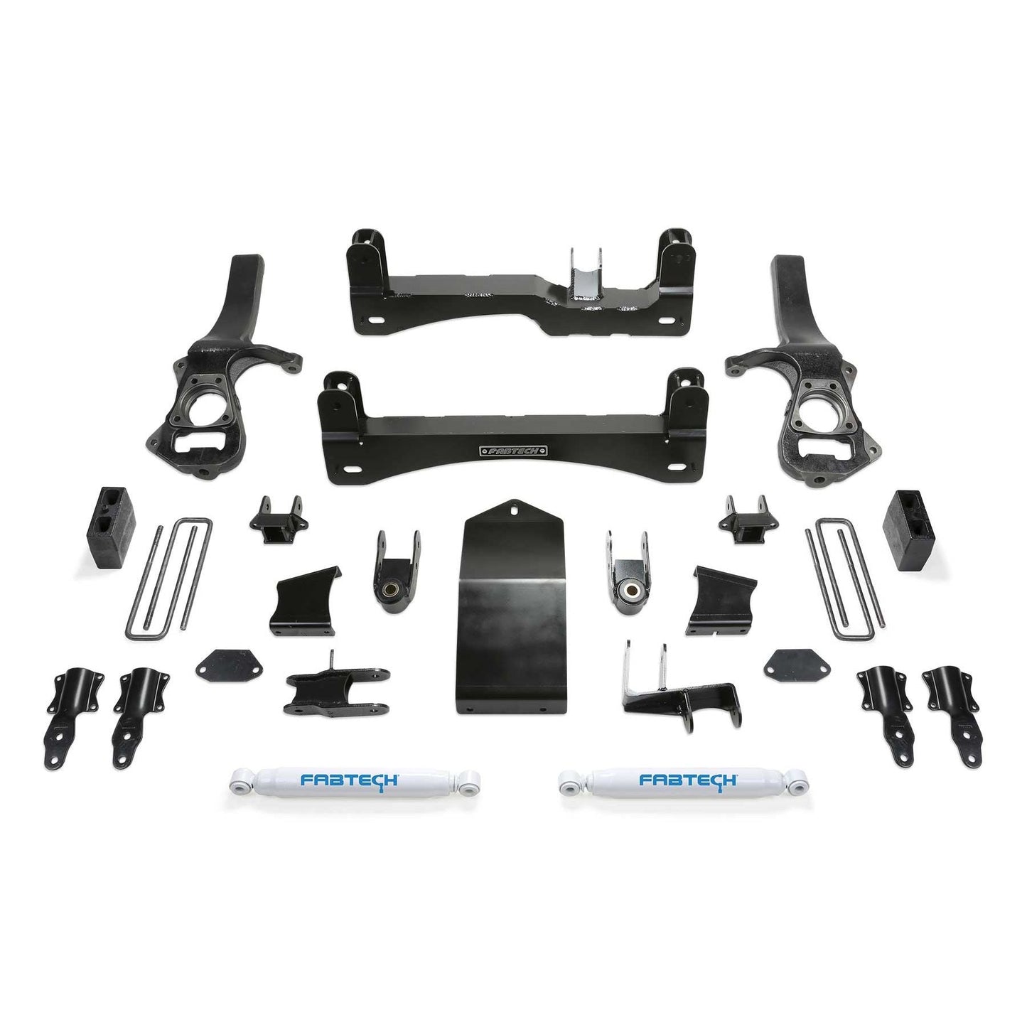 Fabtech 19-21 GM K1500 P/U 6in Basic Sys w/Perf Shks