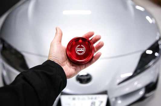 HKS BMW Type 4 Oil Filler Cap Cover - Toyota Supra A90/A91 B48 2.0L / B58 3.0L 2020+