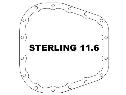 aFe POWER Pro Series Rear Diff Cover Black w/ Machined Fins Ford F-250/350 23-26 (Sterling 11.6)