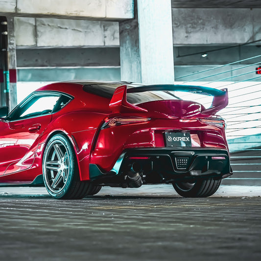 AlphaRex 20-25 Toyota Supra CSL Laser Style LUXX-Series LED Tail Lights - Alpha Black