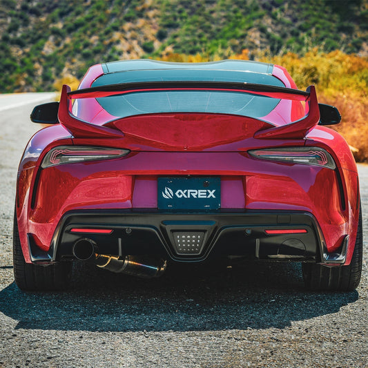 AlphaRex 20-25 Toyota Supra CSL Laser Style LUXX-Series LED Tail Lights - Vivid Red