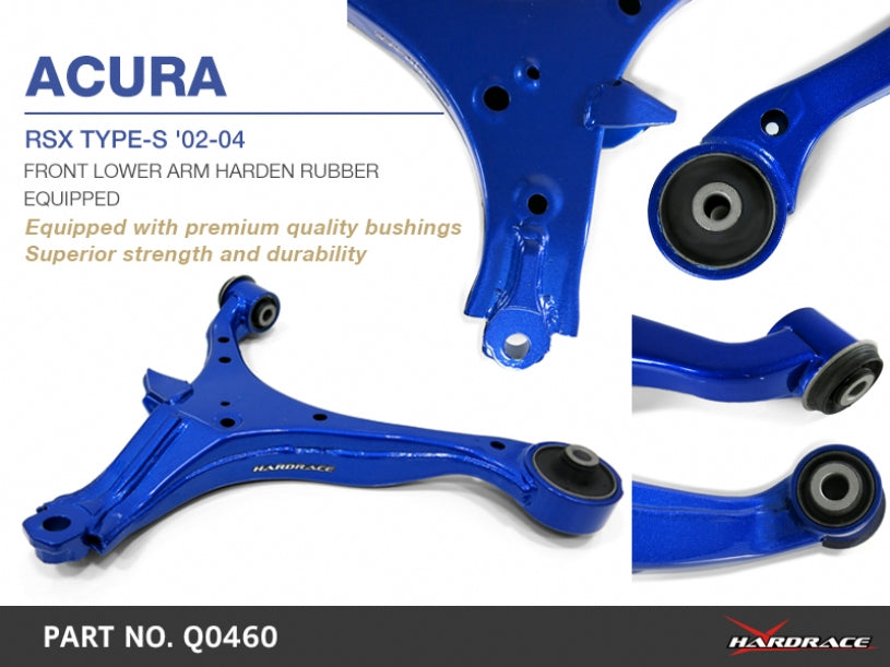 Hardrace Hardened Rubber Front Lower Arm Acura RSX Type-S 2002-2004/RSX base 2002-2006
