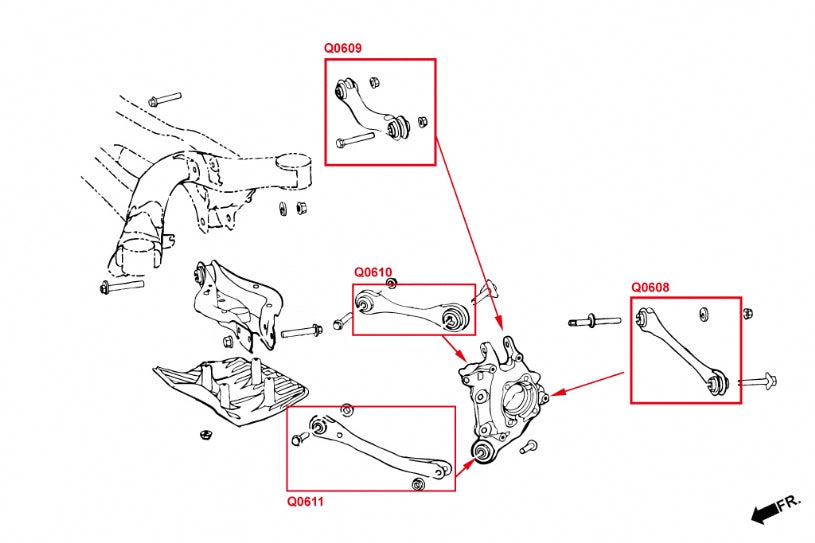 Hardrace Pillow Ball Rear Upper Front Arm Toyota Supra J29 / BMW 2s G42 / 3s G2X / 4s G2X / Z4 G29