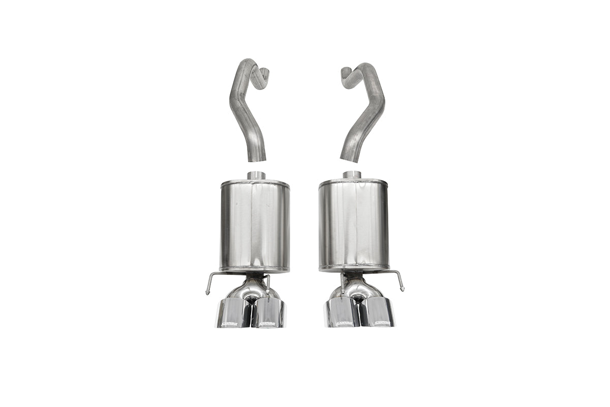 Corsa 2009-2013 Chevrolet Corvette (C6) 6.2L Polished Xtreme Axle-Back Exhaust w/4.5in Tips