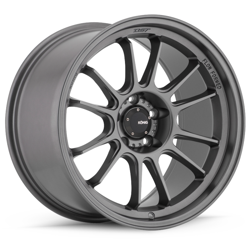 Konig Hypergram Matte Grey | 17x9" +25mm | 5x114.3mm Wheel
