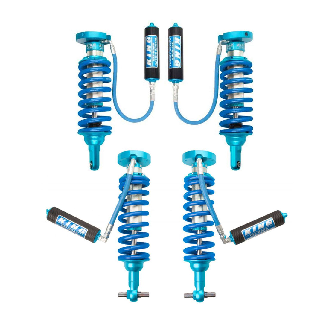 King Shocks 2.5 Performance Coilovers w/ Remote Reservoir Set - 2021-2024 Chevrolet Suburban