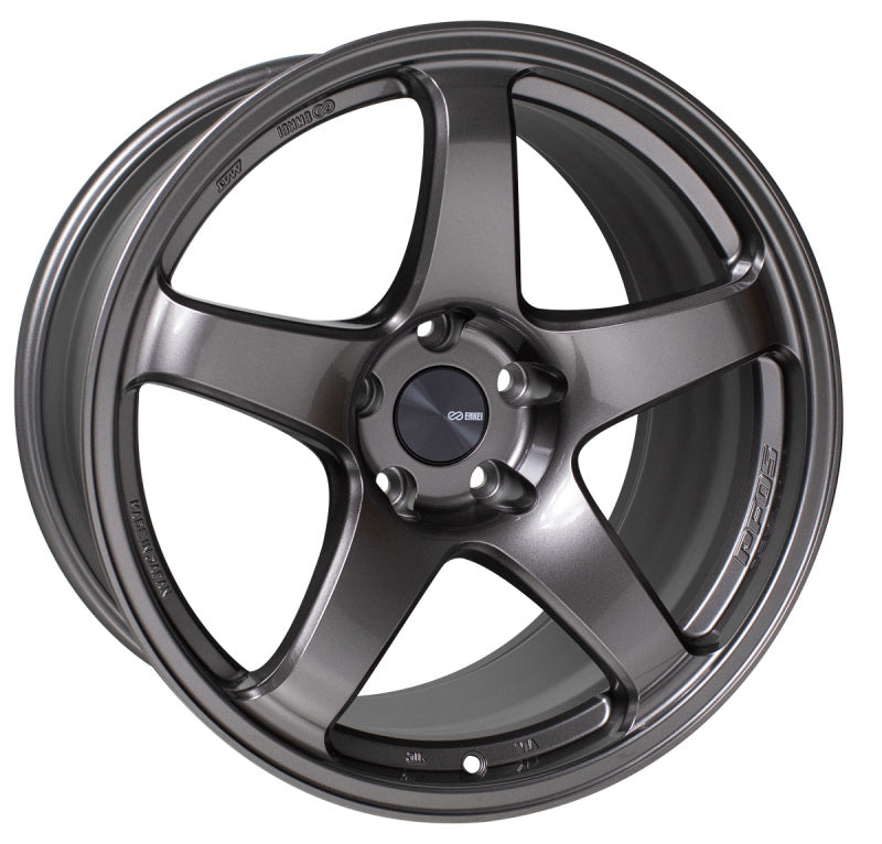 (set of 4) Enkei PF05 Dark Silver | 18x9.5" +38mm | 5x114.3mm Wheel
