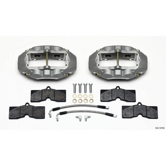 Wilwood D8-4 Rear Caliper Kit Clear Corvette C2 / C3 65-82