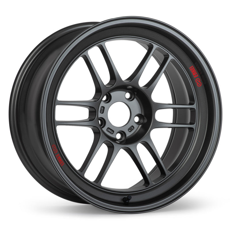 (set of 4) Enkei RPF1RS Matte Gunmetal | 18x11" -10mm | 5x114.3mm Wheel