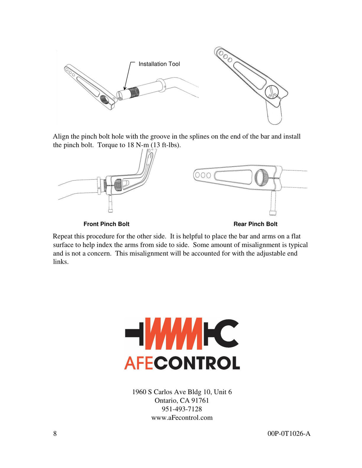 aFe Control PFADT Series Drag Racing Rear Sway Bar 97-13 Chevrolet Corvette (C5/C6)